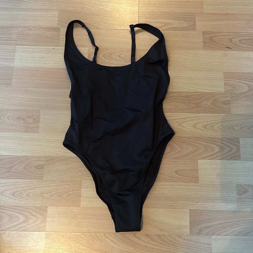 black skims one piece